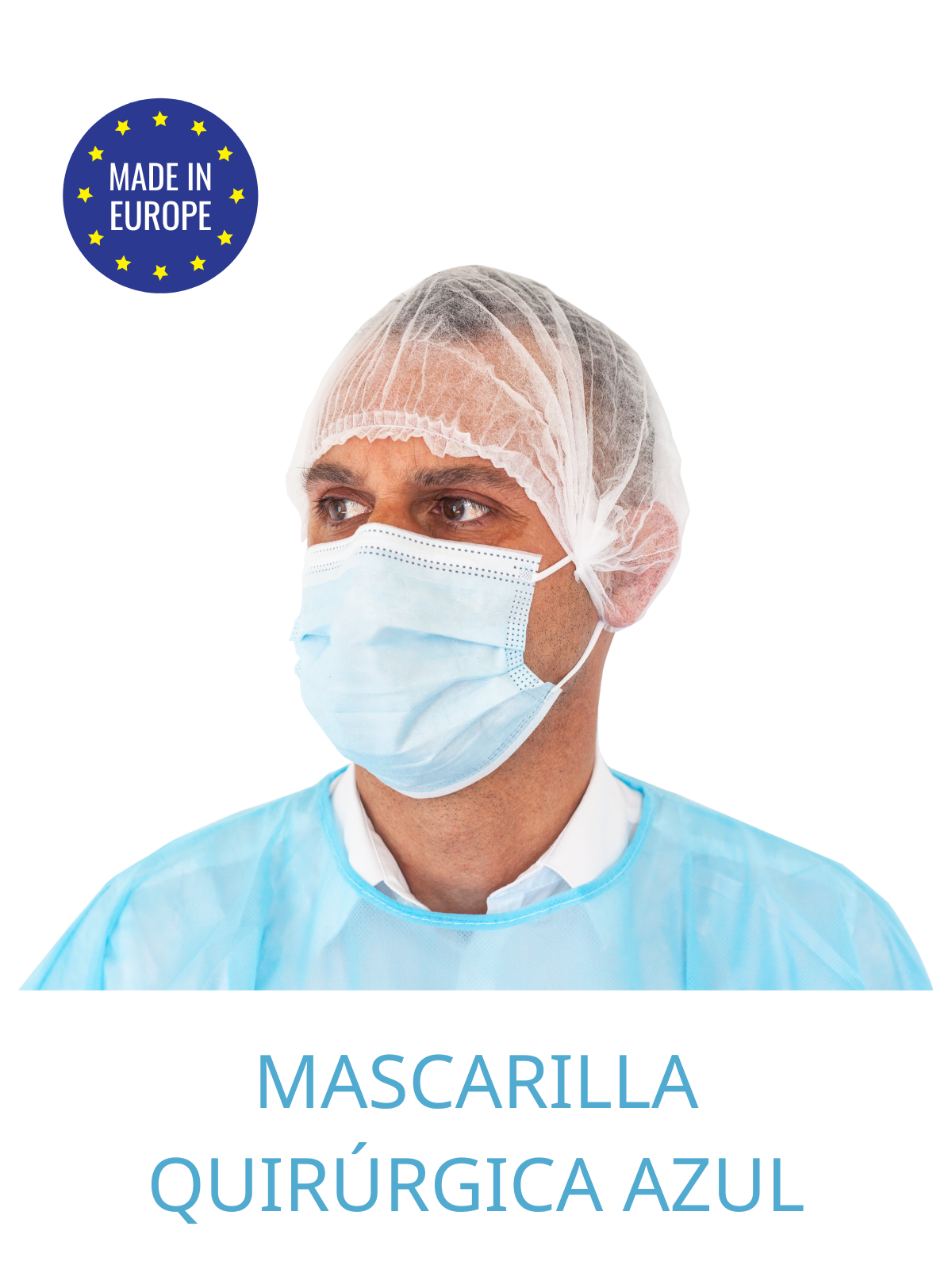 mascarilla quirúrgica AZUL